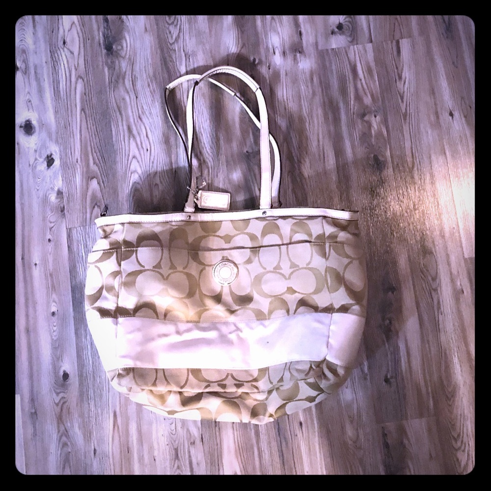 Pre owned Coach diaper bag